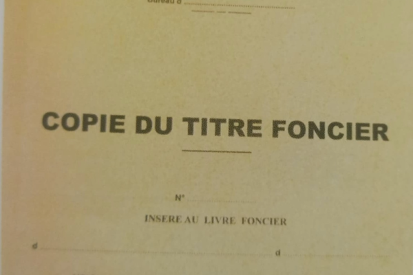 Obtention du titre foncier